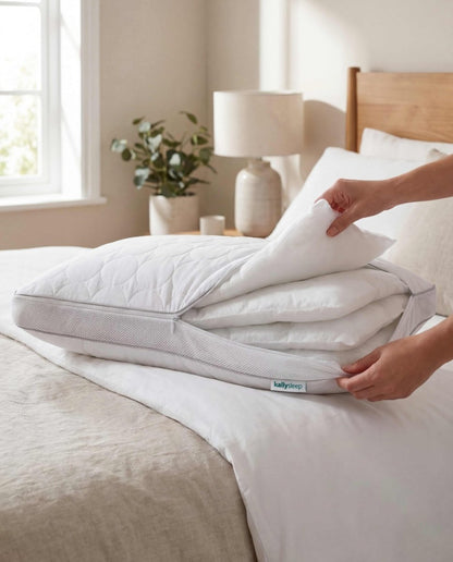 Adjustable Pillow - Sunlit Bedroom Routine